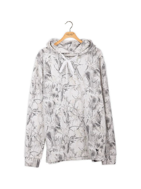 Simply Southern White Camo Thermal Hoodie