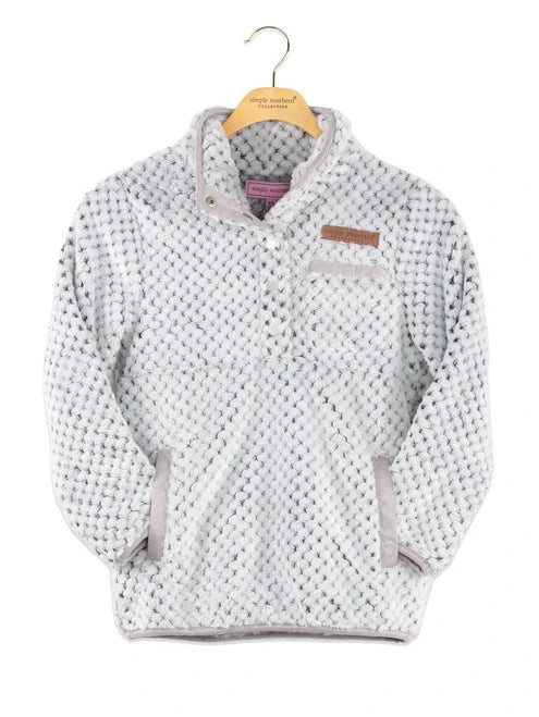 Simply Southern Youth Pull Over - Frost