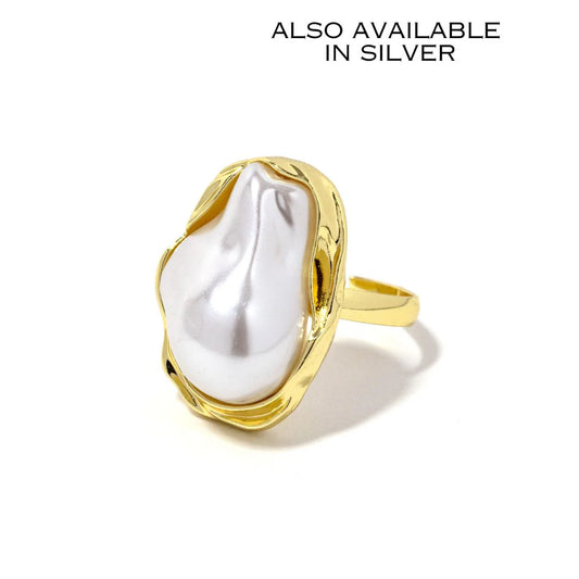 Erimish Pearl Glow Ring