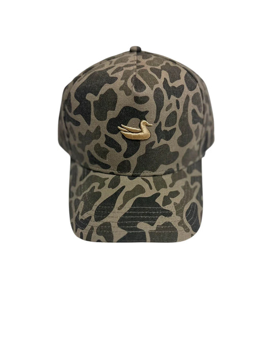 Southern Marsh Midland Vintage Camo Hat Stone Brown