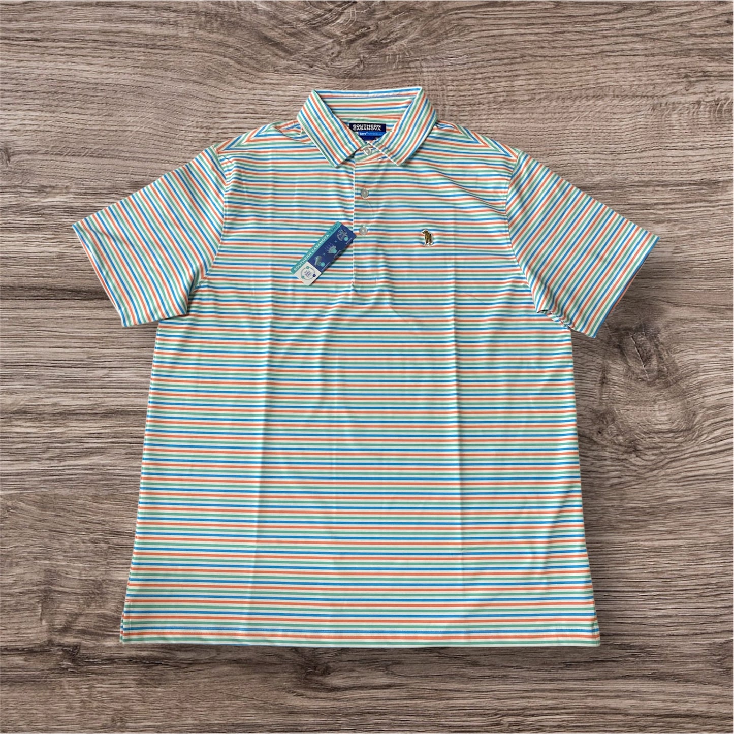 Southern Casanova Skipper Brrr Stripe Polo