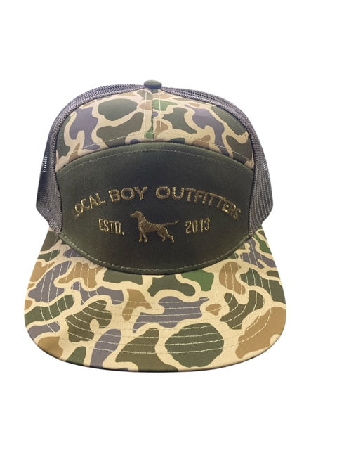 Local Boy Steady Gaze 7 Panel Hat