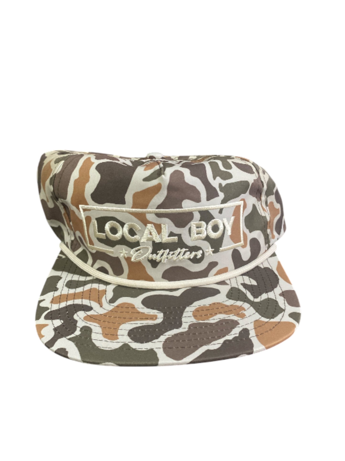 Local Boy Vintage Camo Broadway LP Rope Hat