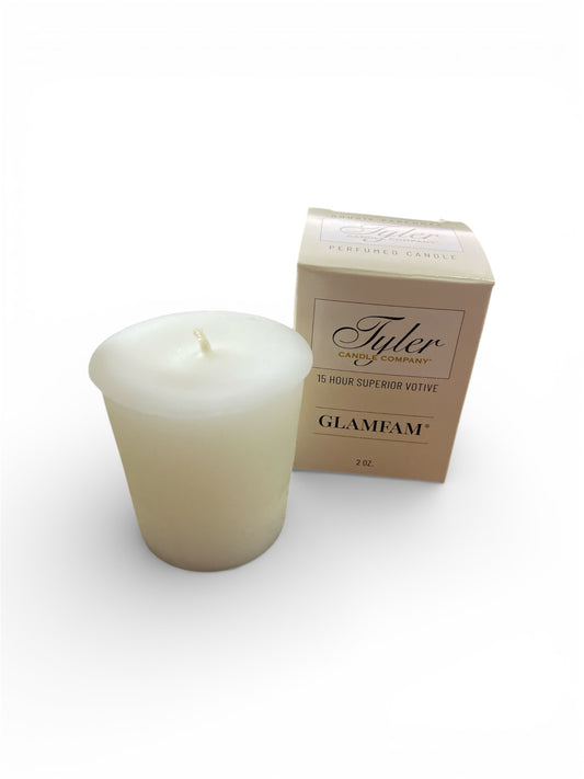 "Glamfam" 15 Hour Superior Votive Candle