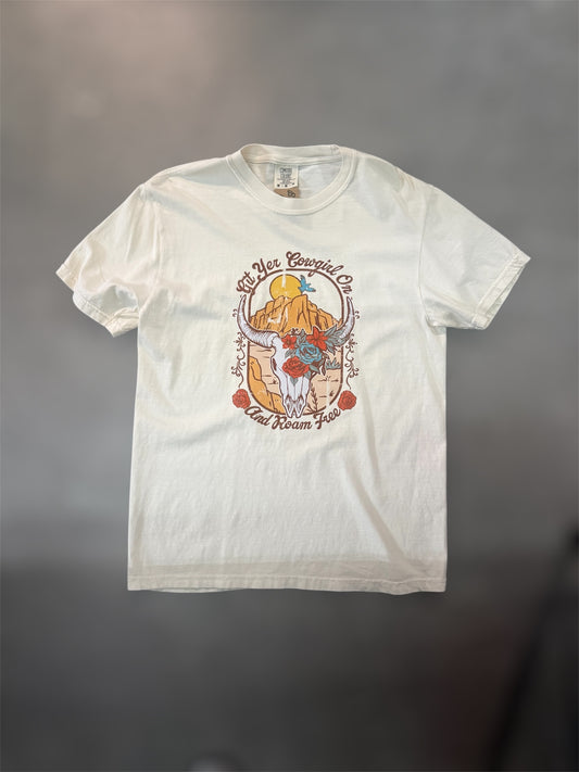 Beach Bum Cowgirl On Tee