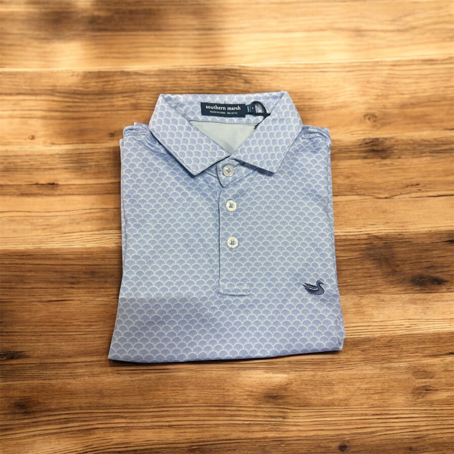 Southern Marsh Youth Flyline Performance Polo-Shell Shock