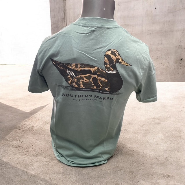 Southern Marsh Burnt Sage Vintage Duck Decoy T-Shirt