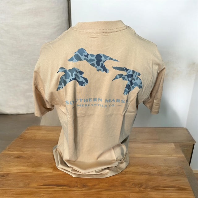Southern Marsh Originals Camo Flying Ducks T-Shirt
