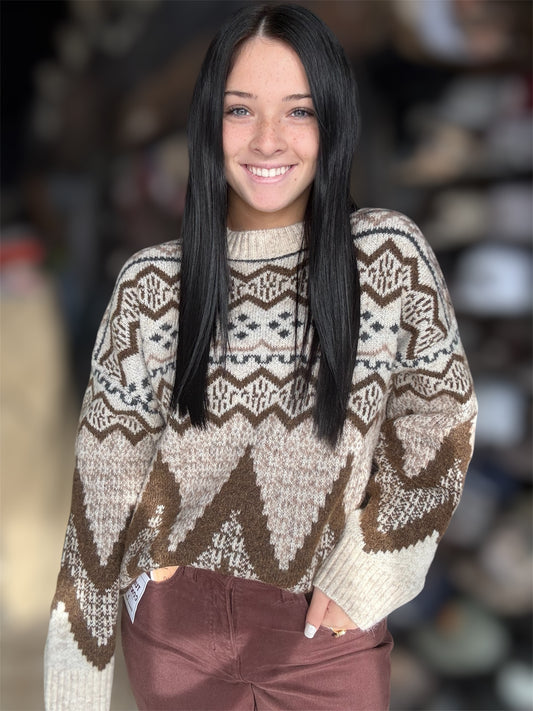 Mocha Loose Fit Sweater