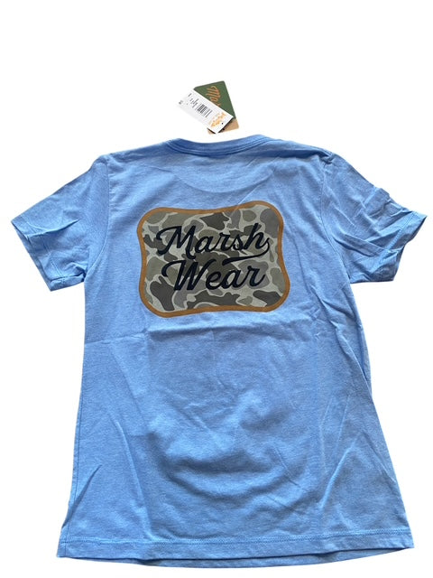 Marsh Wear Youth Blue Roadside SS Tee