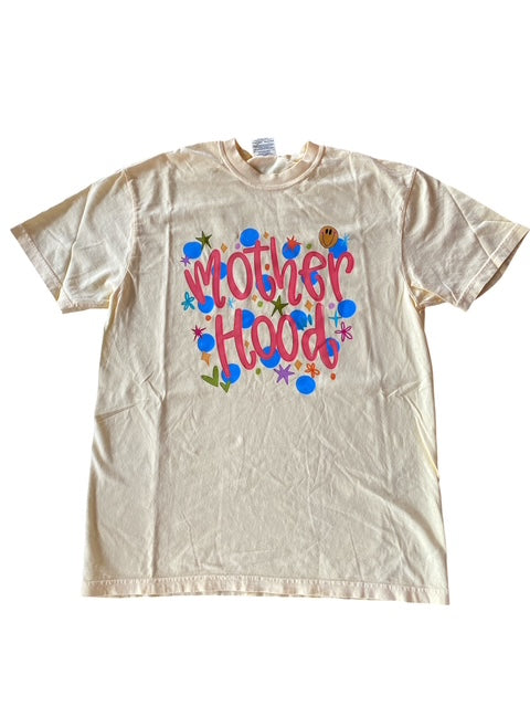 3 Kids and a Press Butter Yellow Motherhood Tee