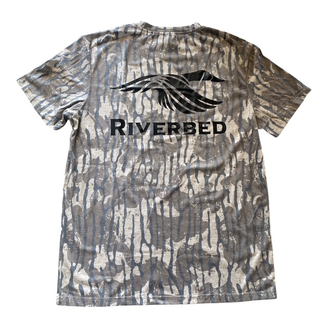 Riverbed Threads Black Duck Lowland Camo Tee
