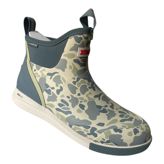 Xtratuf Men's Blue Grey Camo Ankle Deck Boot