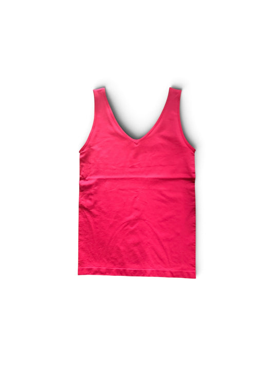 Ruby Red U or v neck 2-way seamless tank top