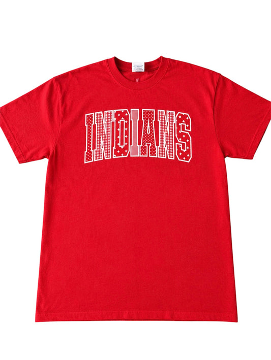 Mixed Pattern Indian Tee