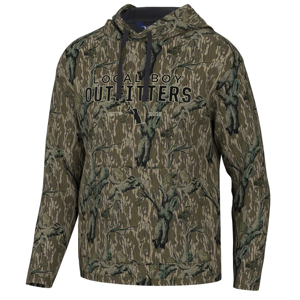 Local Boy Tree Stand Poly Fleece Hoodie