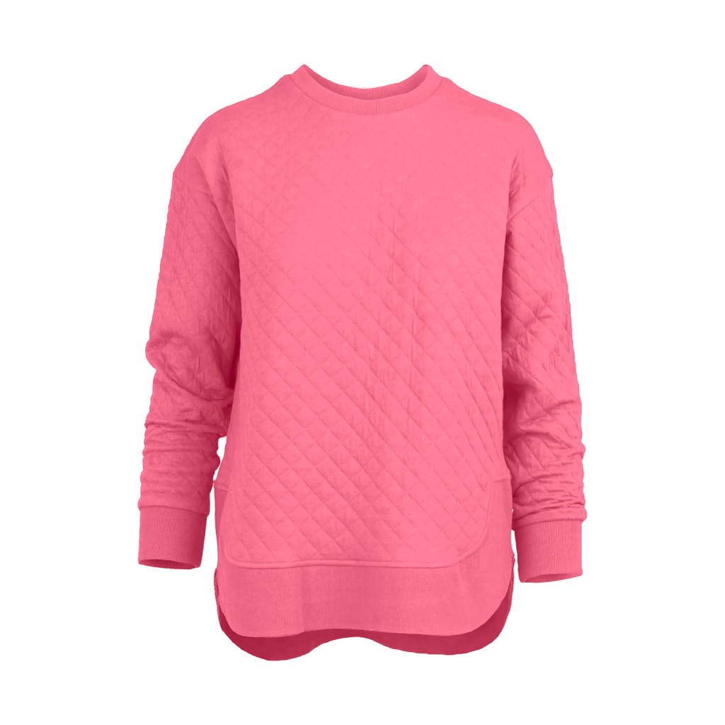 Southern Fried Cotton Crunchberry Quilted Crewneck