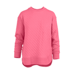 Southern Fried Cotton Crunchberry Quilted Crewneck