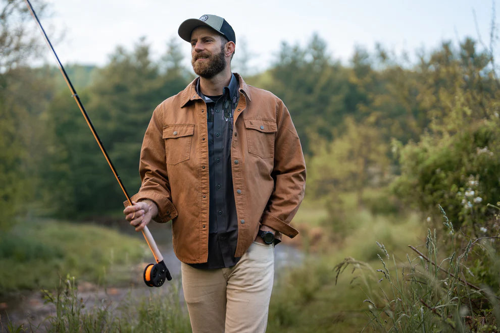 Local Boy Rustuc Oak Localflage Sportsman's Shacket