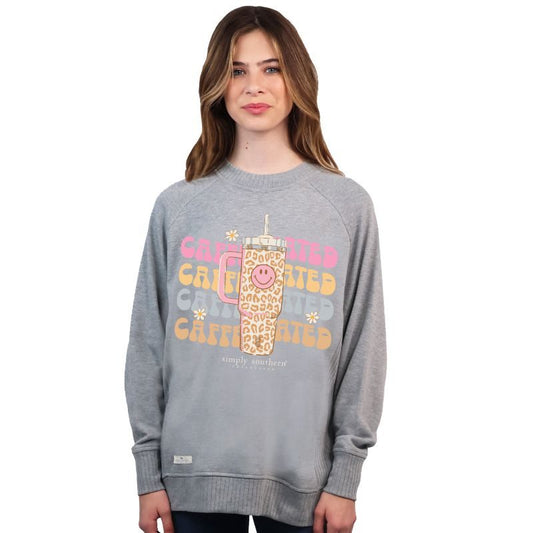 Simply Southern Caffeinated Crewneck Sweatshirt