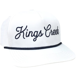 Kings Creek Rope Stitch White Hat