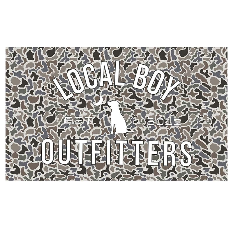 Local Boy Camo Logo Flag Tapestry