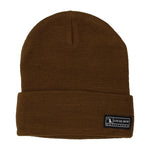 Local Boy Rust Leather Label Beanie