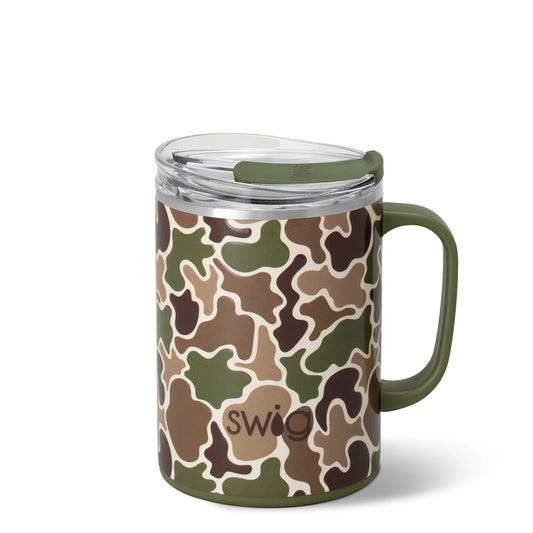 HUNTING CAMO Camper Mug 24oz