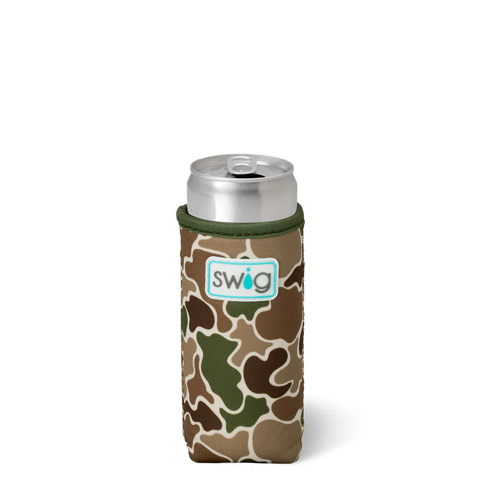 Swig Hunting Camo Slim Can Coolie