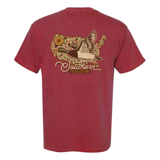 Southern Fried Cotton Duck  Camo Tee