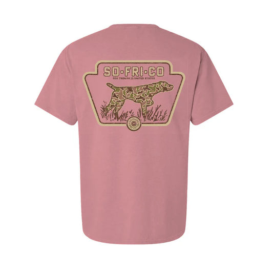 Southern Fried Cotton Old School Camo Badge Tee