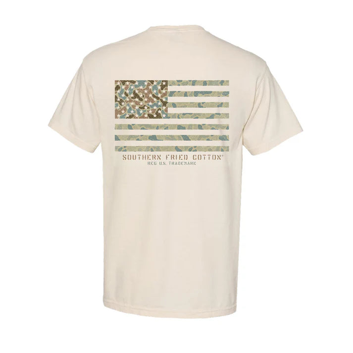 Southern Fried Cotton Old School USA T-Shirt