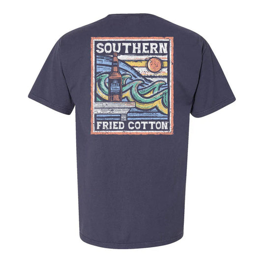 Southern Fried Cotton Waves on the Sunset Tee