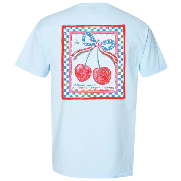 Southern Fried Cotton USA Cherries Tee