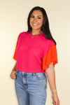 Hold That Thought Color Blocked Top