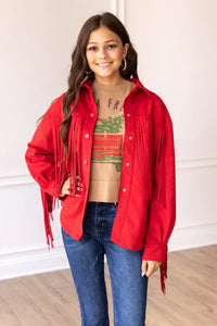 RED HOT RODEO FRINGE JACKET