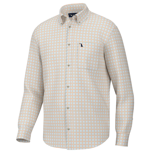 Local Boy Peach/Teal/Slate Faulk Dress Shirt