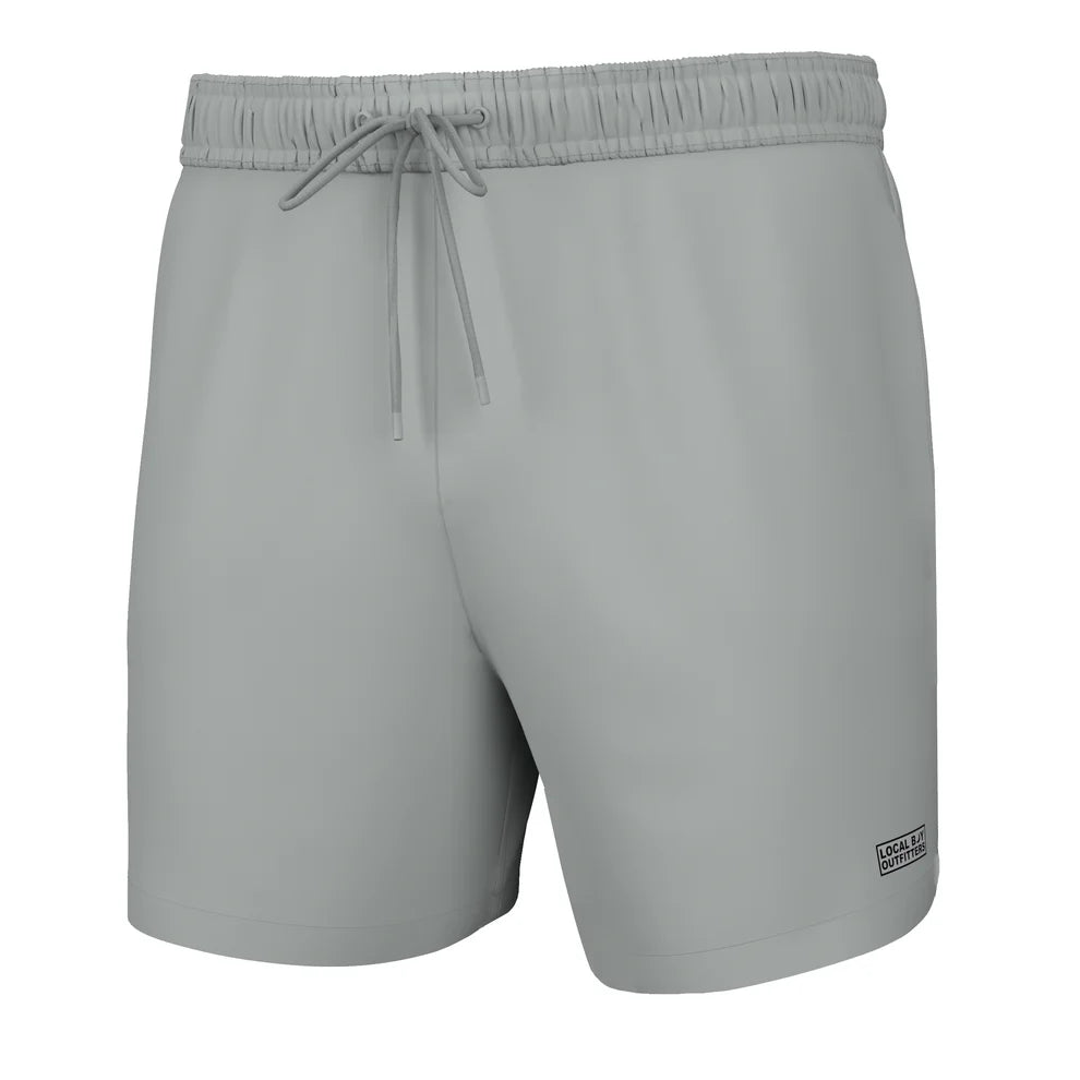 Local Boy Youth Cool Grey Bayview Swim Trunks