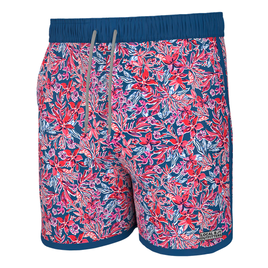 Local Boy Tropical USA Swim Trunks