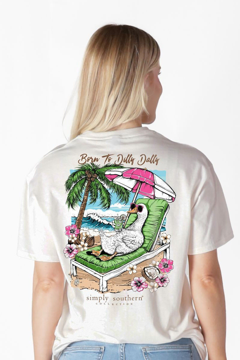 Simply Southern Born to Dilly Dally Tee