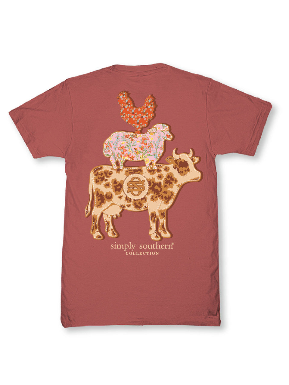 Simply Southern  s/sfarm maple t shirt