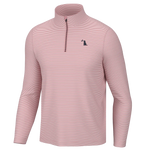 Local Boy Salmon Stripe Athletic Quarter Zip