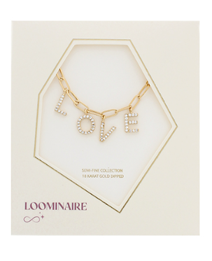 18k Gold Dipped "LOVE" Necklace