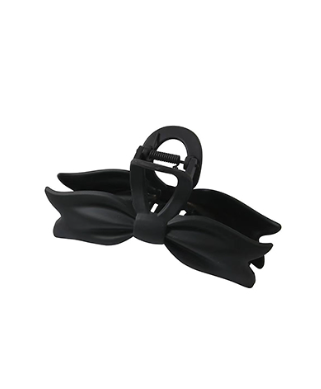 Black Bow Hair Claw Clip