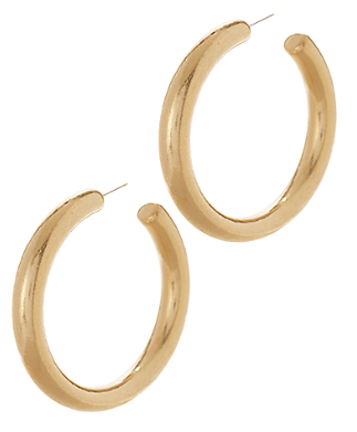Vintage Gold Large Hoops