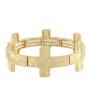 Stretch Cross Bracelet