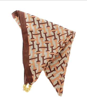 Brown and Gold Scarf