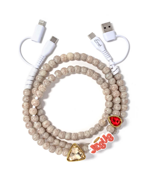 Erimish Beaded Jesus Phone Charger-3.3 ft.