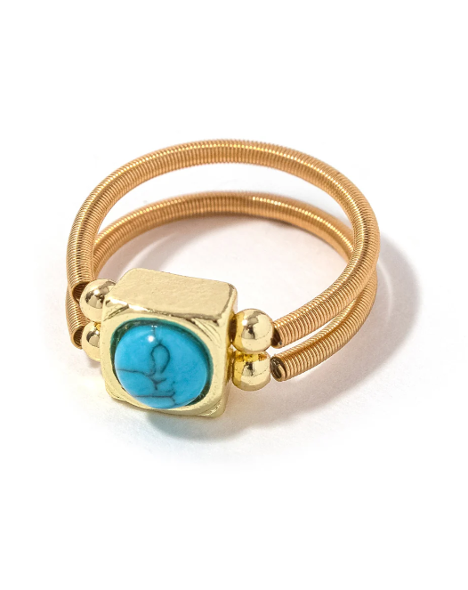Erimish Kiki Ring-Turquoise