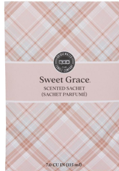 Sweet Grace Plaid Scented Sachet